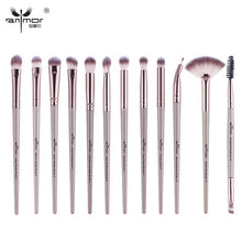 Load image into Gallery viewer, Anmor Makeup Brushes Set 3-12pcs/lot Eye Shadow Blending Eyeliner Eyelash Eyebrow Make up Brushes  Professional Eyeshadow Brush
