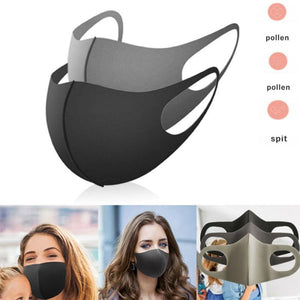 In Stock Sponge Face Mask Breathable Mouth 마스크 Mascherine Reusable Anti Pollution Face Shield Wind Proof Cover Face Mask