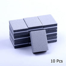 Load image into Gallery viewer, 10/25/50pcs lot Double-sided Mini Nail File Blocks Colorful Sponge Nail Polish Sanding Buffer Strips Polishing Manicure Tools
