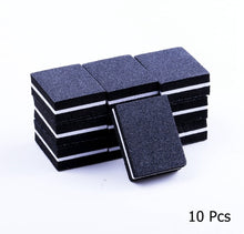 Load image into Gallery viewer, 10/25/50pcs lot Double-sided Mini Nail File Blocks Colorful Sponge Nail Polish Sanding Buffer Strips Polishing Manicure Tools
