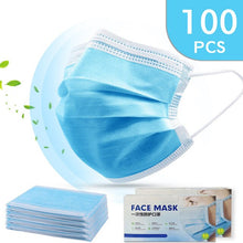 Load image into Gallery viewer, IN STOCK 12 HOURS SHIPPING Disposable Mask 3 Layers Protective Dustproof Cover Dust Anti-virus Masks Prevent Bacteria EFP
