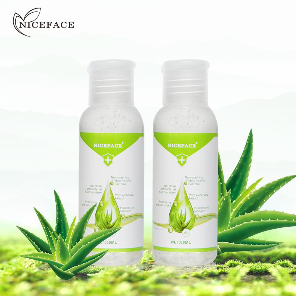 Travel Disinfection Hand Sanitizer Gel 75% Alcohol Antibacterial Sterilization Disposable Hand Soap Sanitizer Portable EFP 60ml