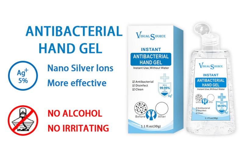Disinfection Gel Nano Silver Ion Disinfection Gel Waterless Wipe Out Bacteria Disinfection Gel Portable Hand EFP