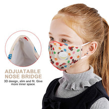Load image into Gallery viewer, Reusable Children Mouth Mask Anti-Fog Haze Dust Pm 2.5 Face Mask Cartoon Breathable Half Face Mask Mouth Cover for Girls Boys
