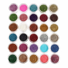 Load image into Gallery viewer, 2019 New 30Pcs Glitter Eyeshadow Eye Makeup Shimmer Powder Pigment Nail Cosmetic Glitters Mixed Colors
