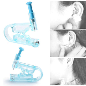 Disposable Safety Ear Piercing Gun Unit Tool with Ear Stud Professional Asepsis Earring Gun Avoid Inflammation Toiletry Kits
